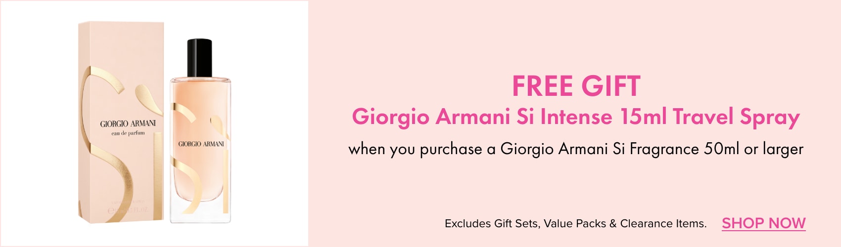 Free Gift Armani Si Intense 15ml travel spray
