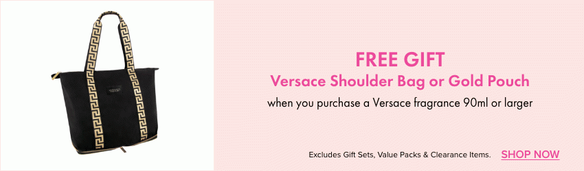 FREE GIFT Versace shoulder bag or gold pouch