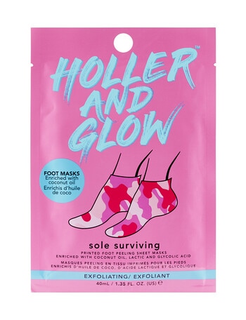 Holler and Glow Sole Surviving Foot Mask product photo