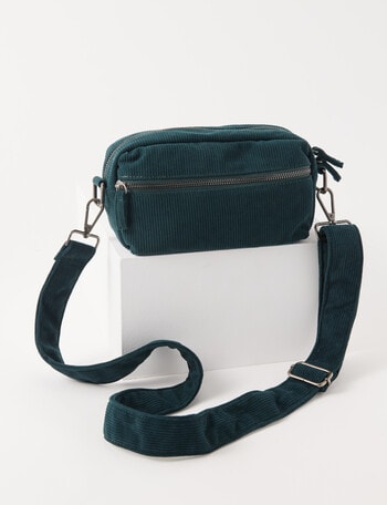 Zest Cord Crossbody Bag, Forest product photo