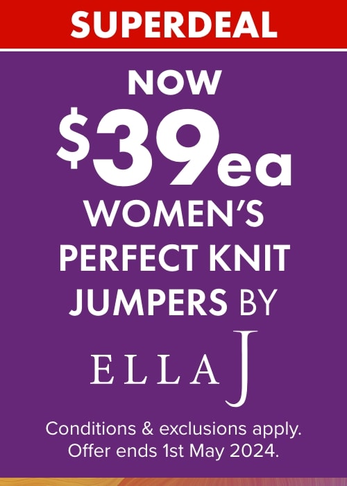 Now $39ea Women's Perfect Knit Jumpers by Ella J