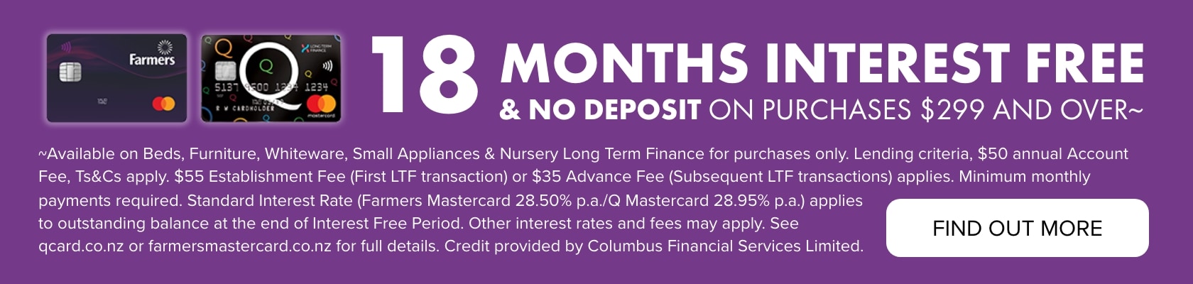 18 Months Interest Free