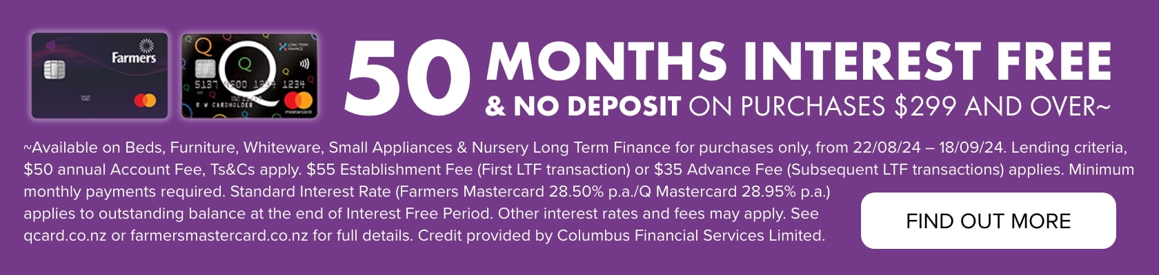 50 Months Interest Free