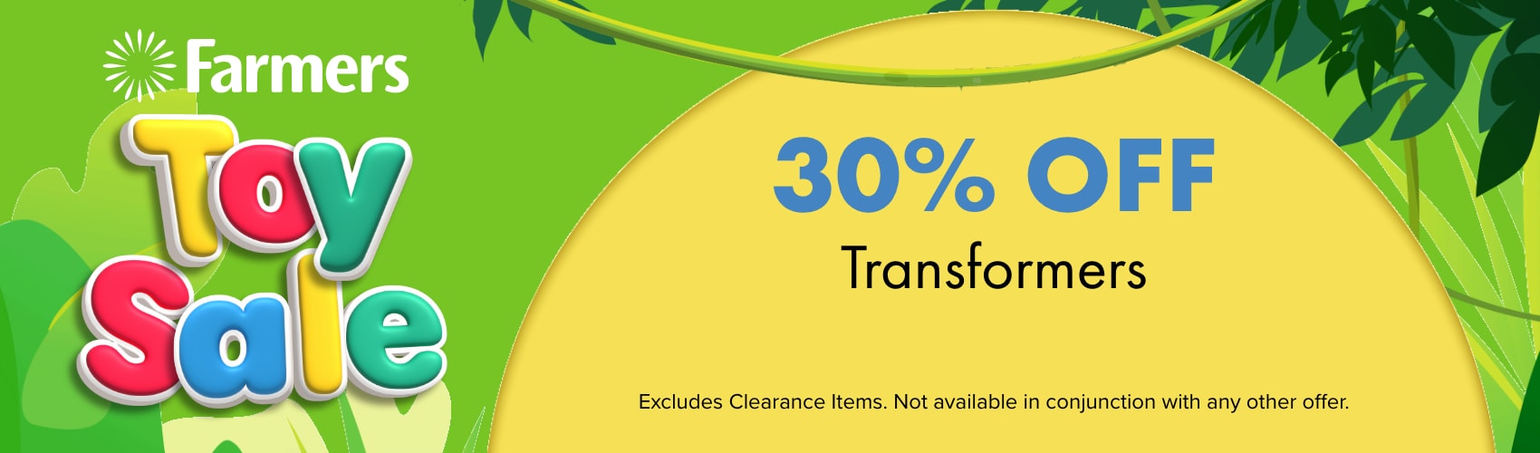 30% OFF Transformers