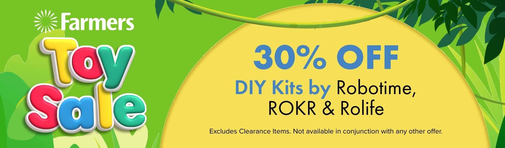 30% OFF DIY Kits by Robotime, Rolife & Rokr