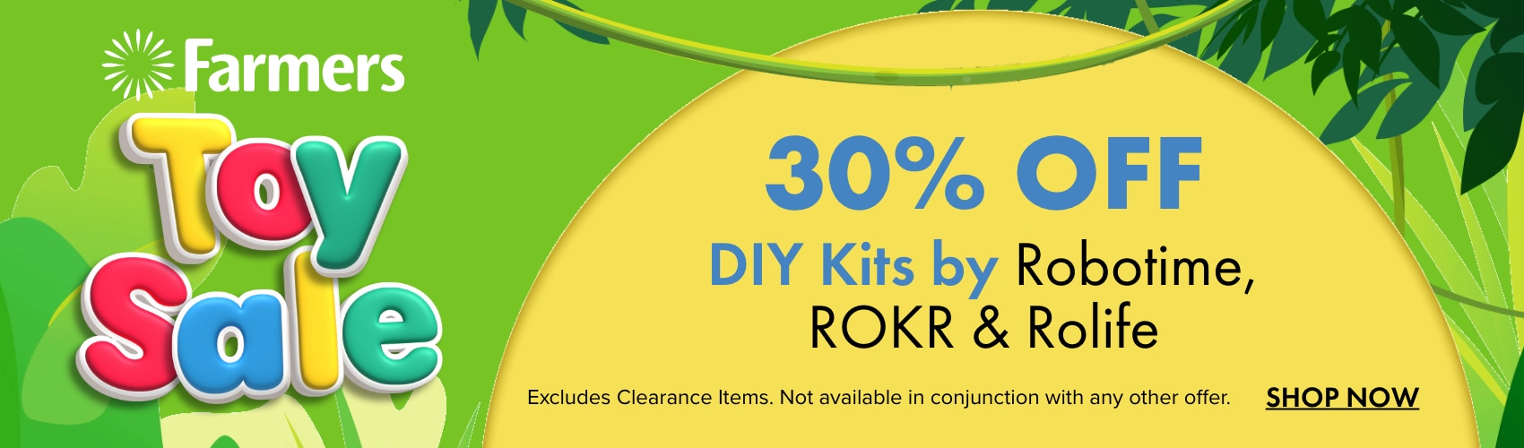 30% OFF DIY Kits by Robotime, ROKR & Rolife