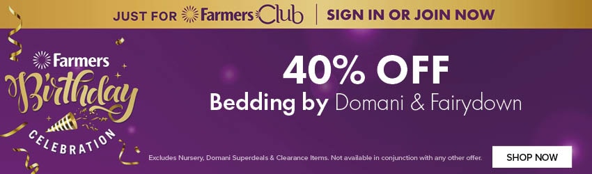 40% OFF Bedding by Domani & Fairydown