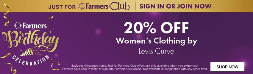 20% OFF Women’s Clothing by Levis Curve