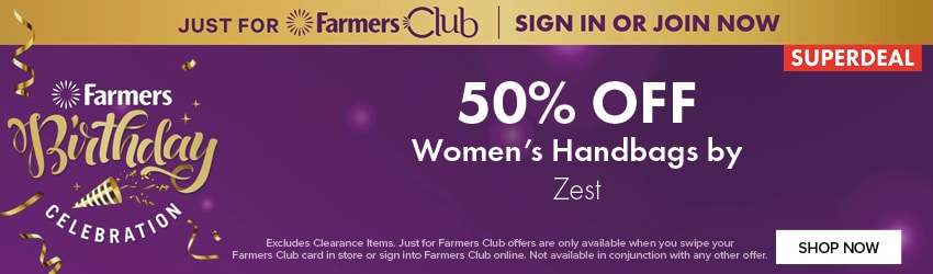 50% Off Women's Handbags by Zest