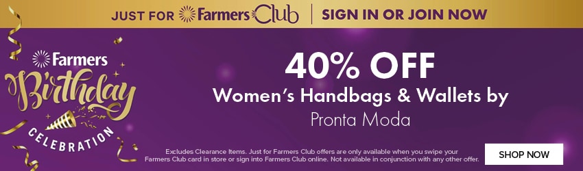40% Off Women's Handbags & Wallets by Pronta & Moda
