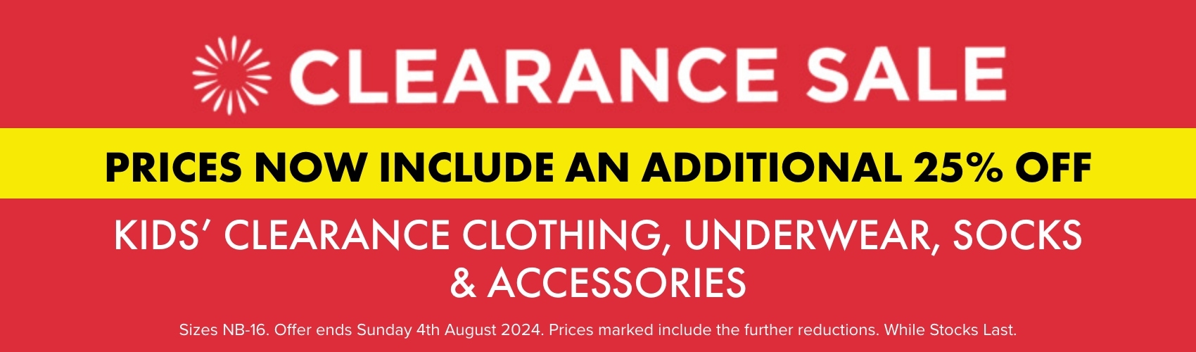 Children's Clearance Sale