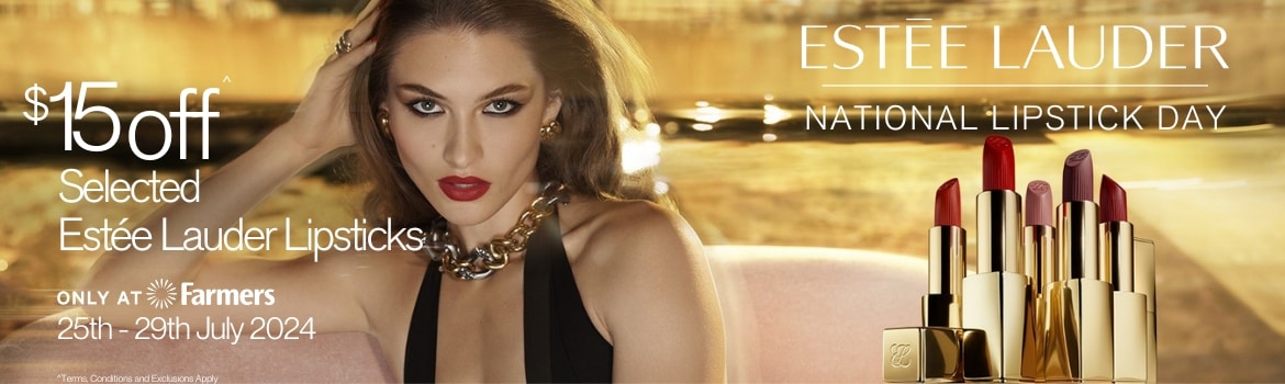 Save $15 on Selected Estee Lauder Lipsticks