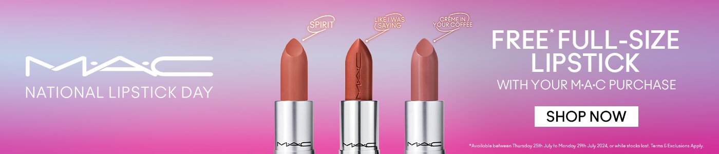 Free Full Size Lipstick with your MAC Purchase