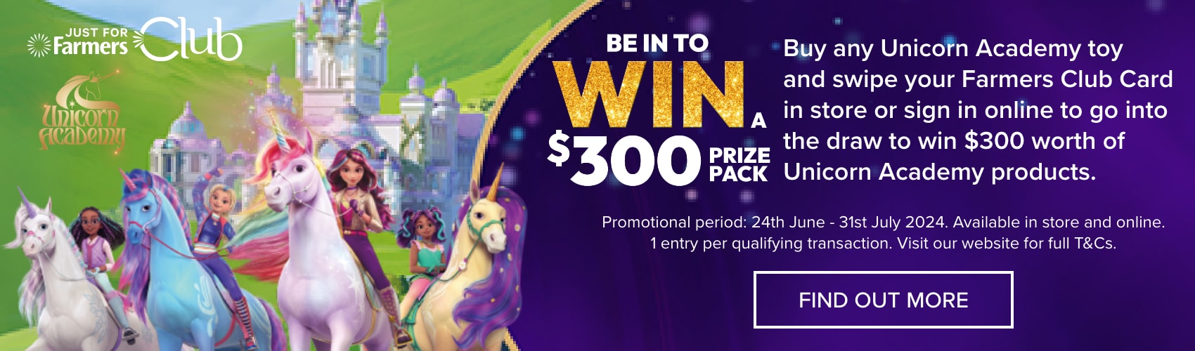 Unicorn Academy Competition- Be in to WIN $300 Prize Pack