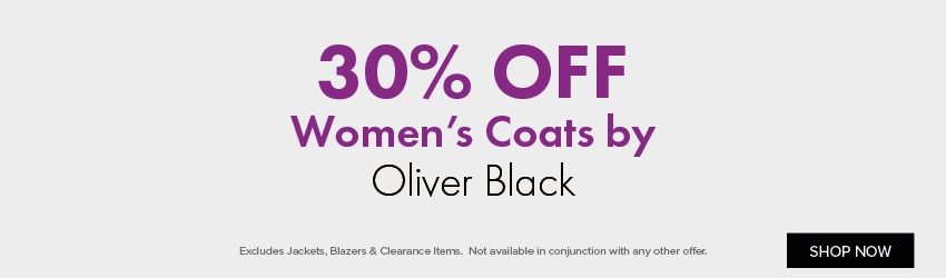 30% OFF Women's Coats by Oliver Black