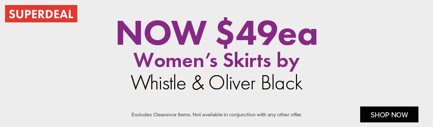 NOW $49ea Women's Skirts by Whistle & Oliver Black