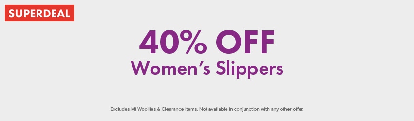 40% OFF Women's Slippers