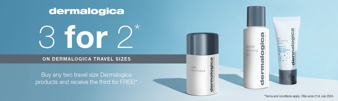 3 FOR 2 on Dermalogica Travel Size Products