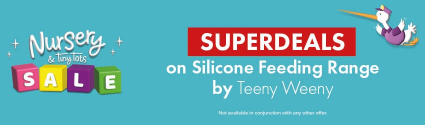 SUPERDEALS on Silicone Feeding Range by Teeny Weeny