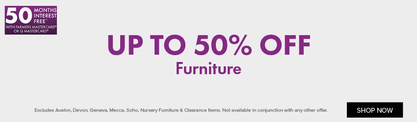 UP TO 50% OFF Furniture