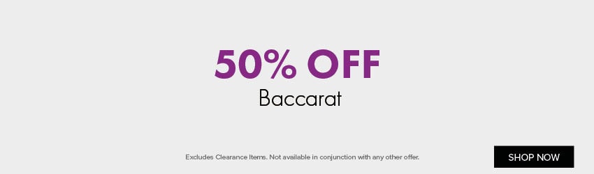 50% OFF Baccarat