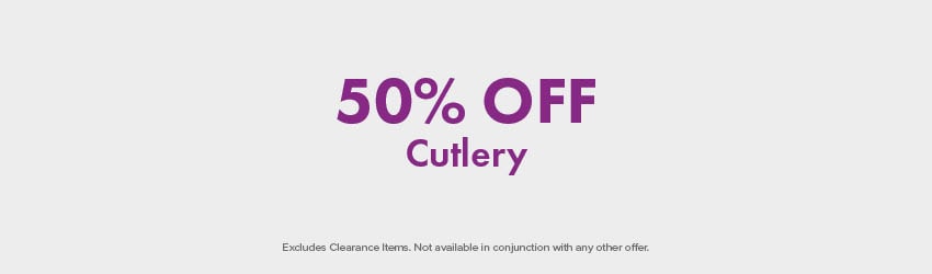 50% OFF Cutlery