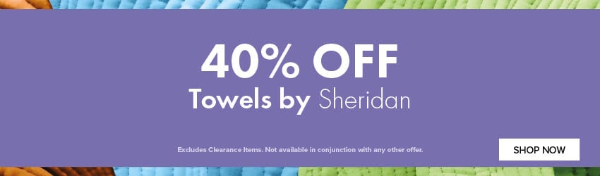 40% OFF Towels by Sheridan