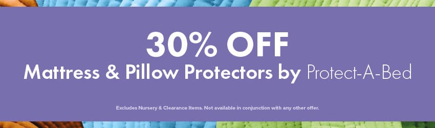 30% OFF Mattress & Pillow Protectors by Protect-A-Bed