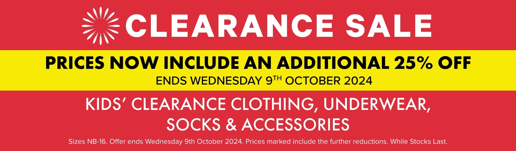 Children's Clearance Sale