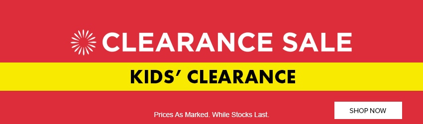 Kids' Clearance Generic Banner 