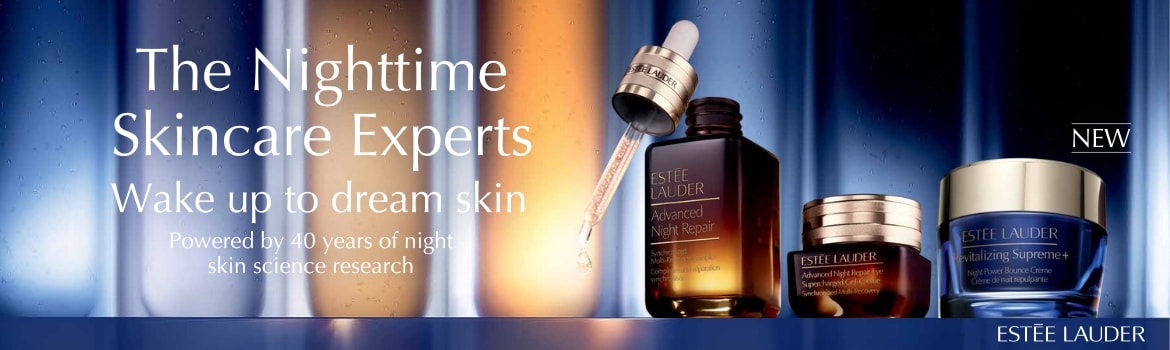 Estee Lauder Night Time Skincare Experts