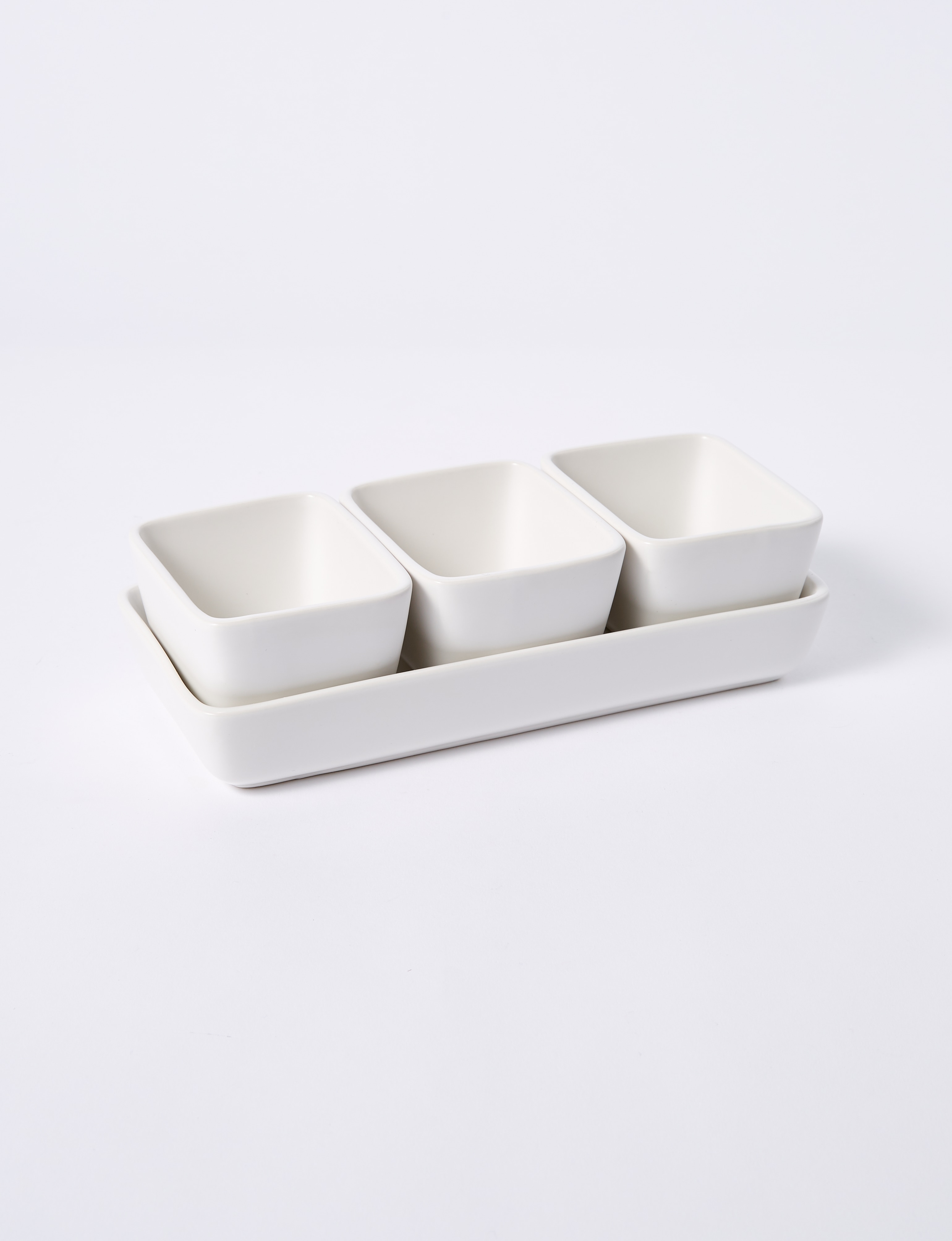 Alex Liddy Share Dip Set, 4-Piece, White product photo