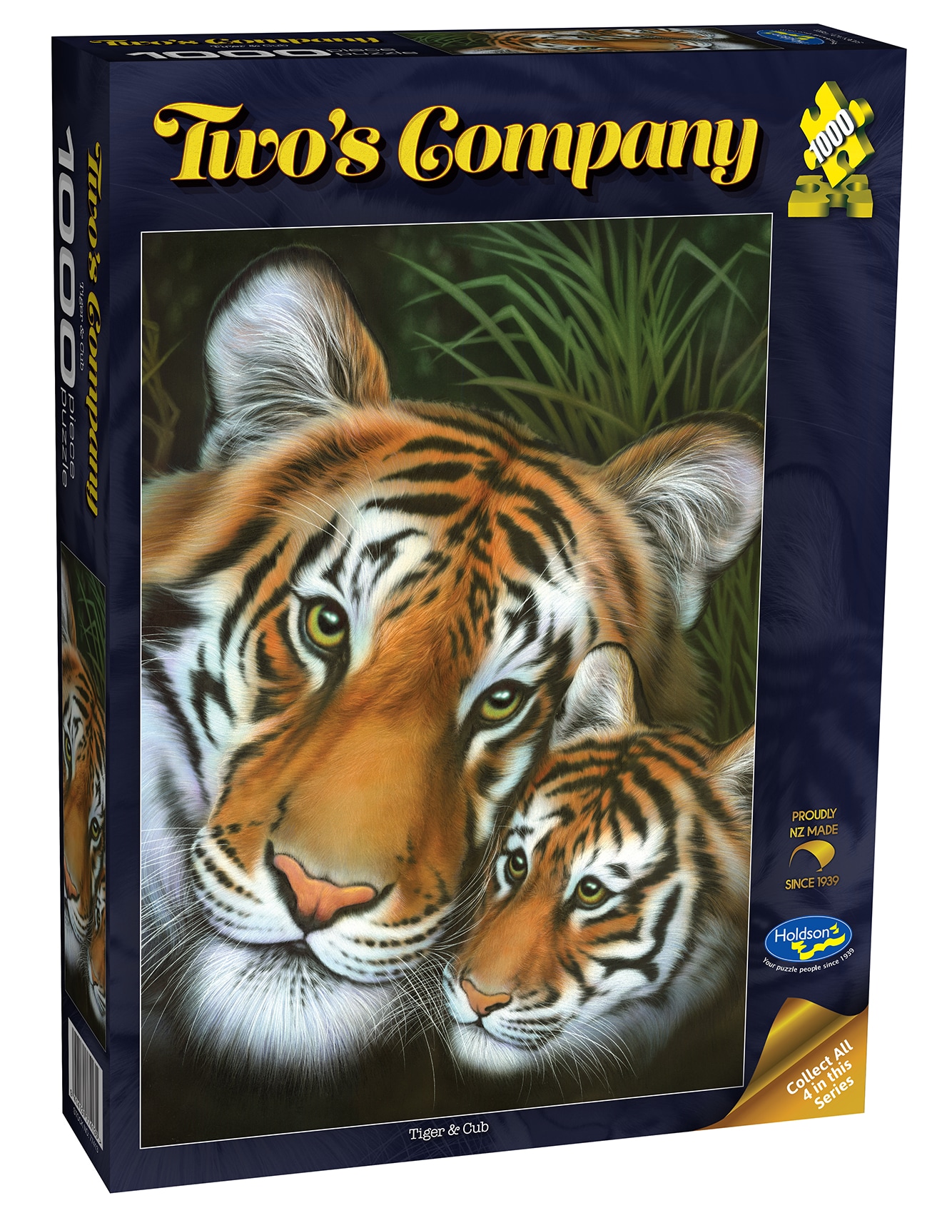 Puzzles Twos Company Tiger & Cub 1000-piece Puzzle product photo