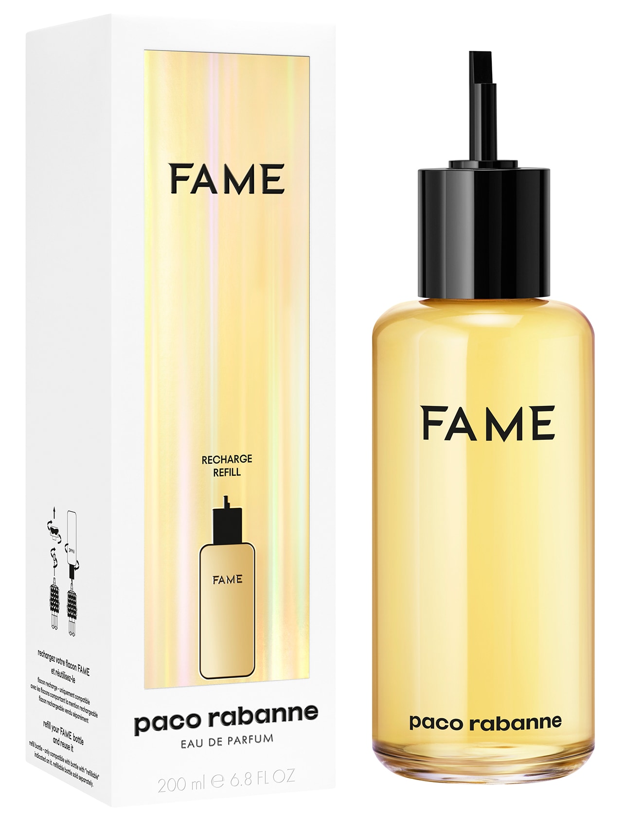 Rabanne FAME EDP Refill, 200ml product photo View 02 L