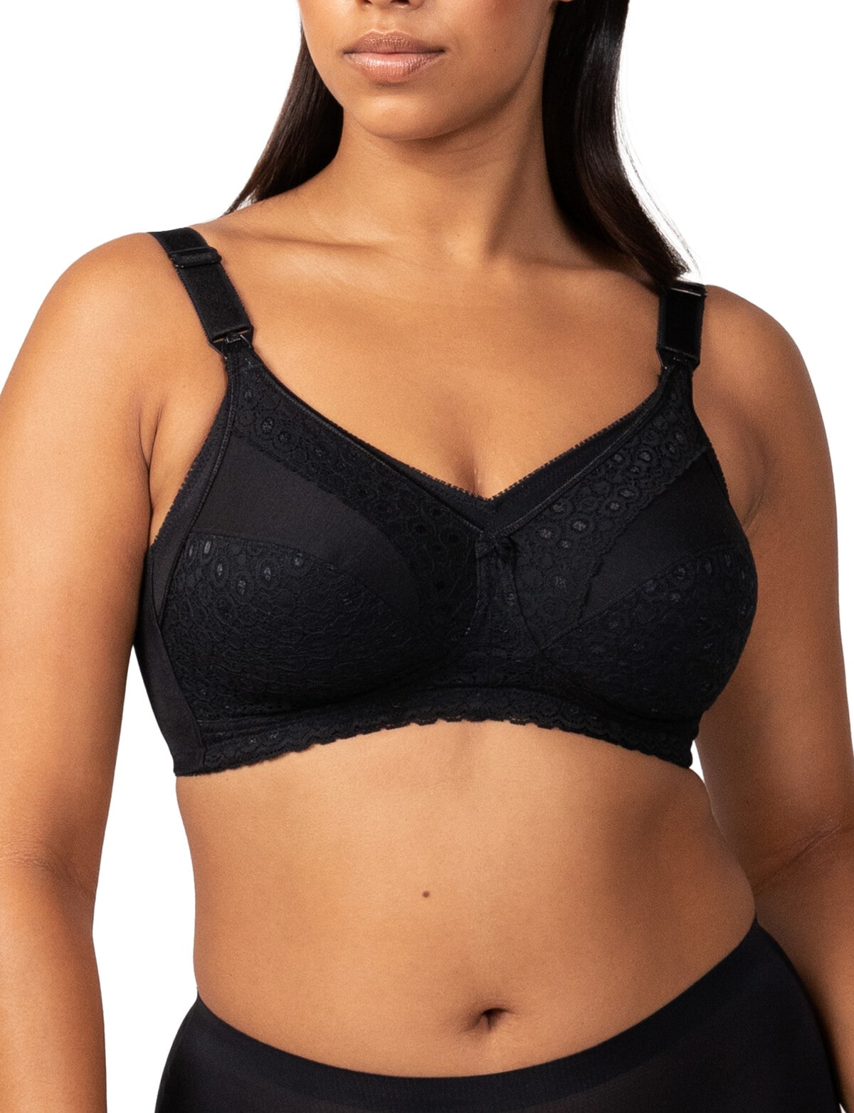 BARELY THERE CustomFlex Fit Foam Underwire Bra - 4751 - Black Chevron,  X-Large,  price tracker / tracking,  price history charts,   price watches,  price drop alerts