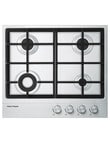 Fisher & Paykel 4-Burner Gas Cooktop with Mini Wok CG604DX1-4 product photo