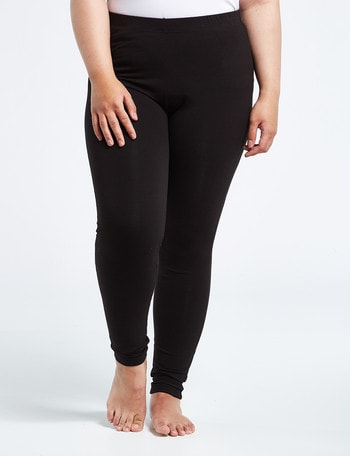 Stretchy Lycra Womens Cotton Leggings Full Length Plus Sizes 14 TO 20