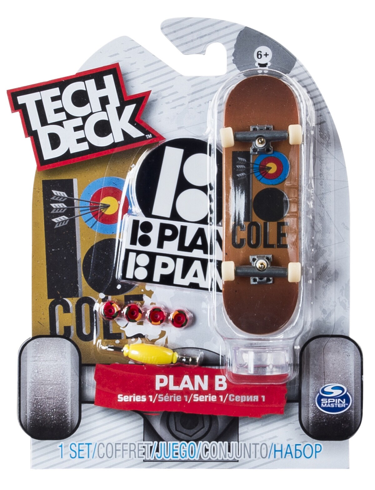  TECH DECK, Plan B Pro Series Finger Board with Storage