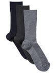 Harlequin Merino Wool Sock, 3-Pack product photo