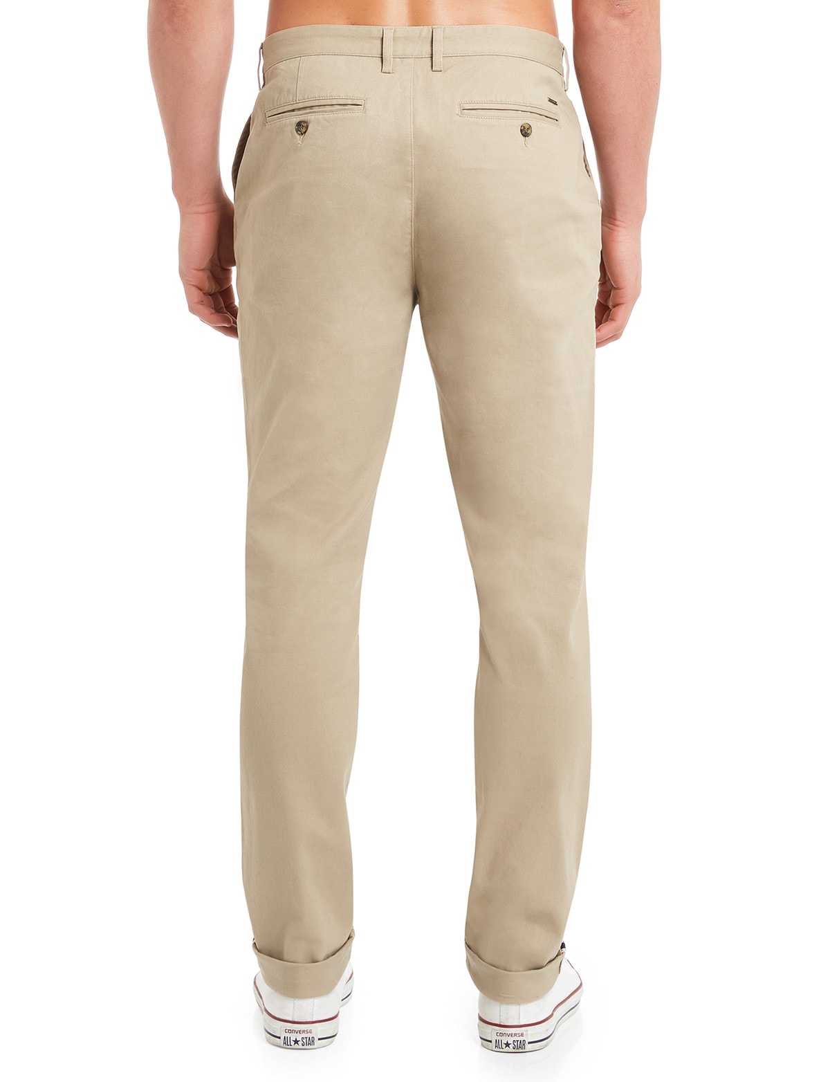 Trousers & Jeans | Cyrillus Mens Slim-Fit Alex Chino Trousers Khaki — Chico  Spans