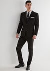 Laidlaw + Leeds Tailored Stretch Pants, Black product photo View 03 S