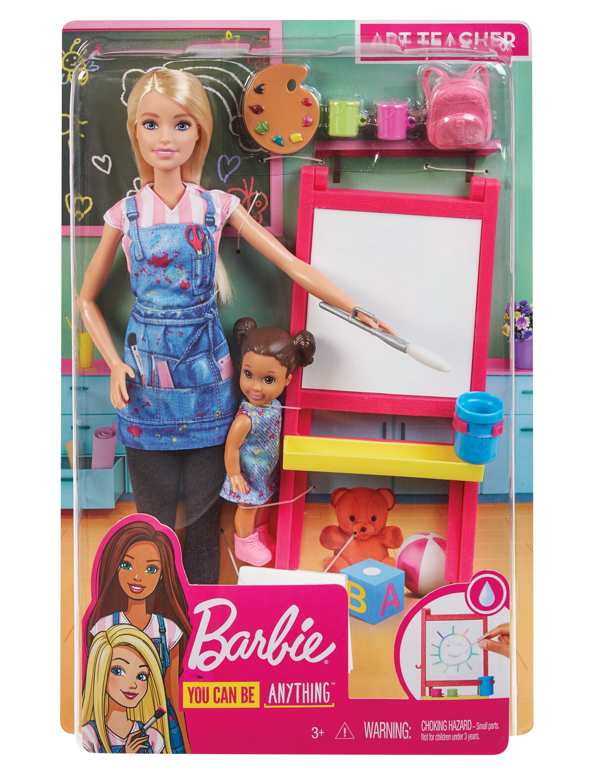 Barbie Careers Dentist Doll & Toddler Patient Doll Playset, Blonde