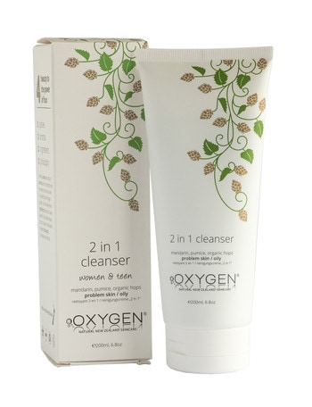 Oxygen Skincare 2 in 1 Cleanser for Problem and Oily Skin, 200ml product photo