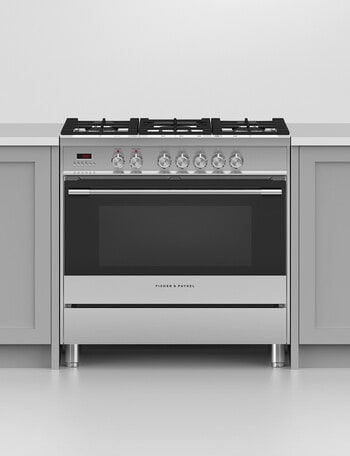 Fisher & Paykel 90cm Dual Fuel Freestanding Cooker, OR90SCG1X1 product photo