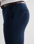 Laidlaw + Leeds Tailored Stretch Pants, Navy product photo View 04 S