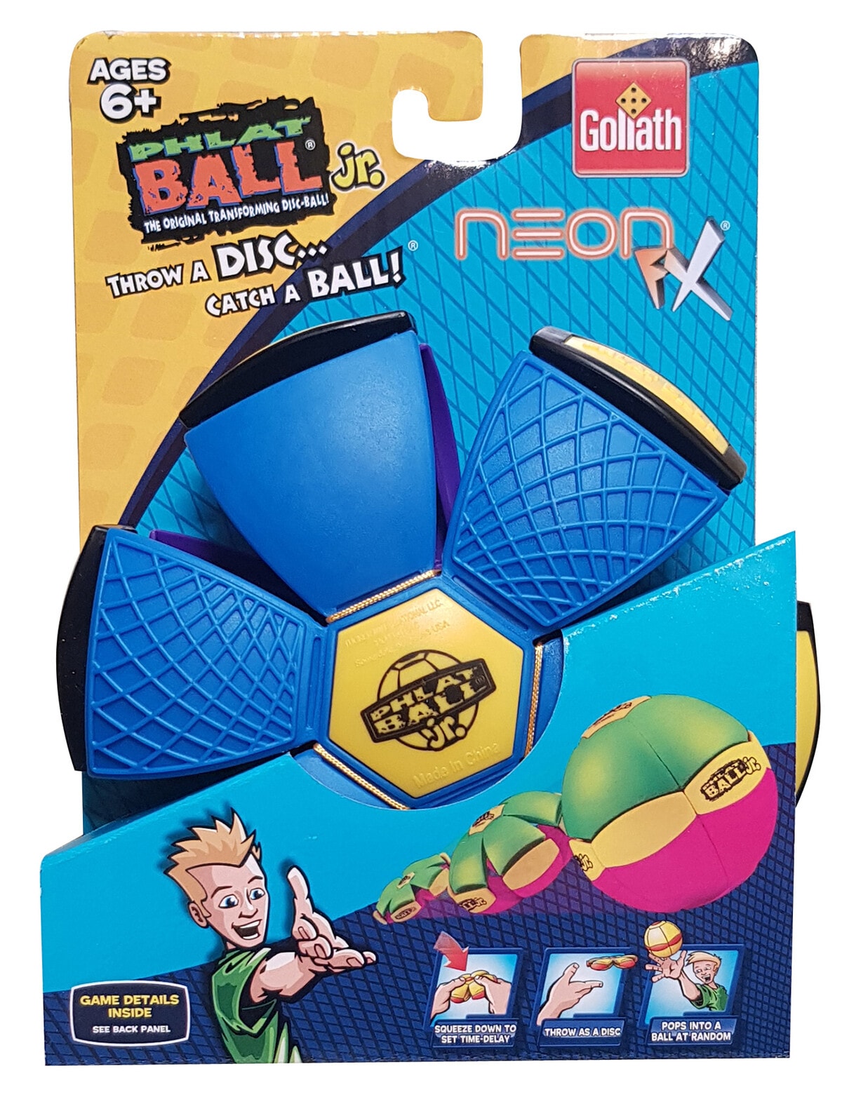 Goliath Phlat Ball V3 Green and Purple Frisbee Disk Suction Ball