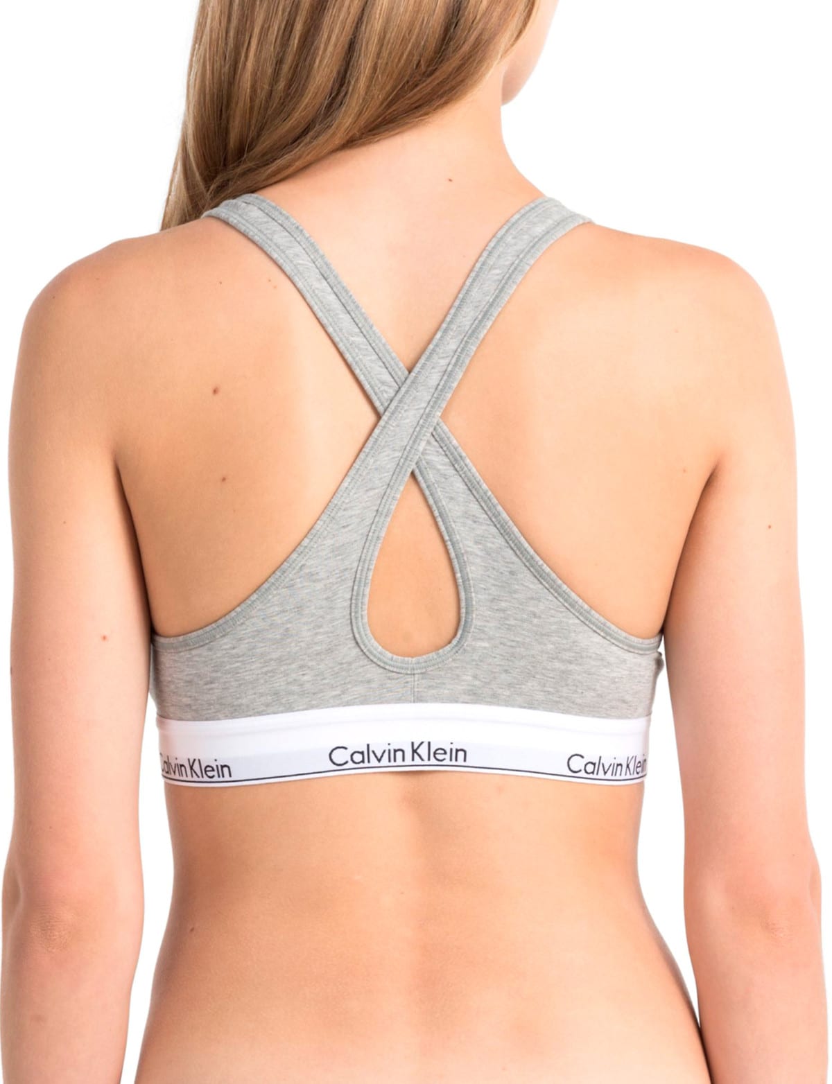 Calvin Klein Underwear LINED BRALETTE - T-shirt bra - grey heather