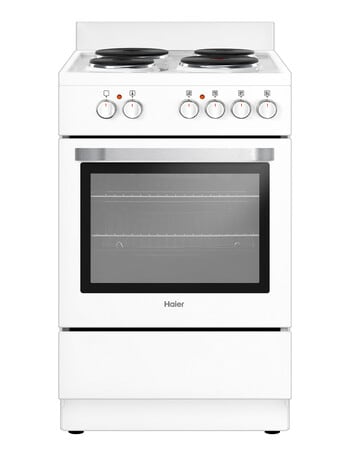 Haier 54cm Freestanding Cooker, White, HOR54S5CW1 product photo