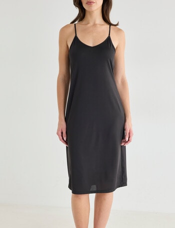 Lyric Full Slip, Long Length, Black product photo