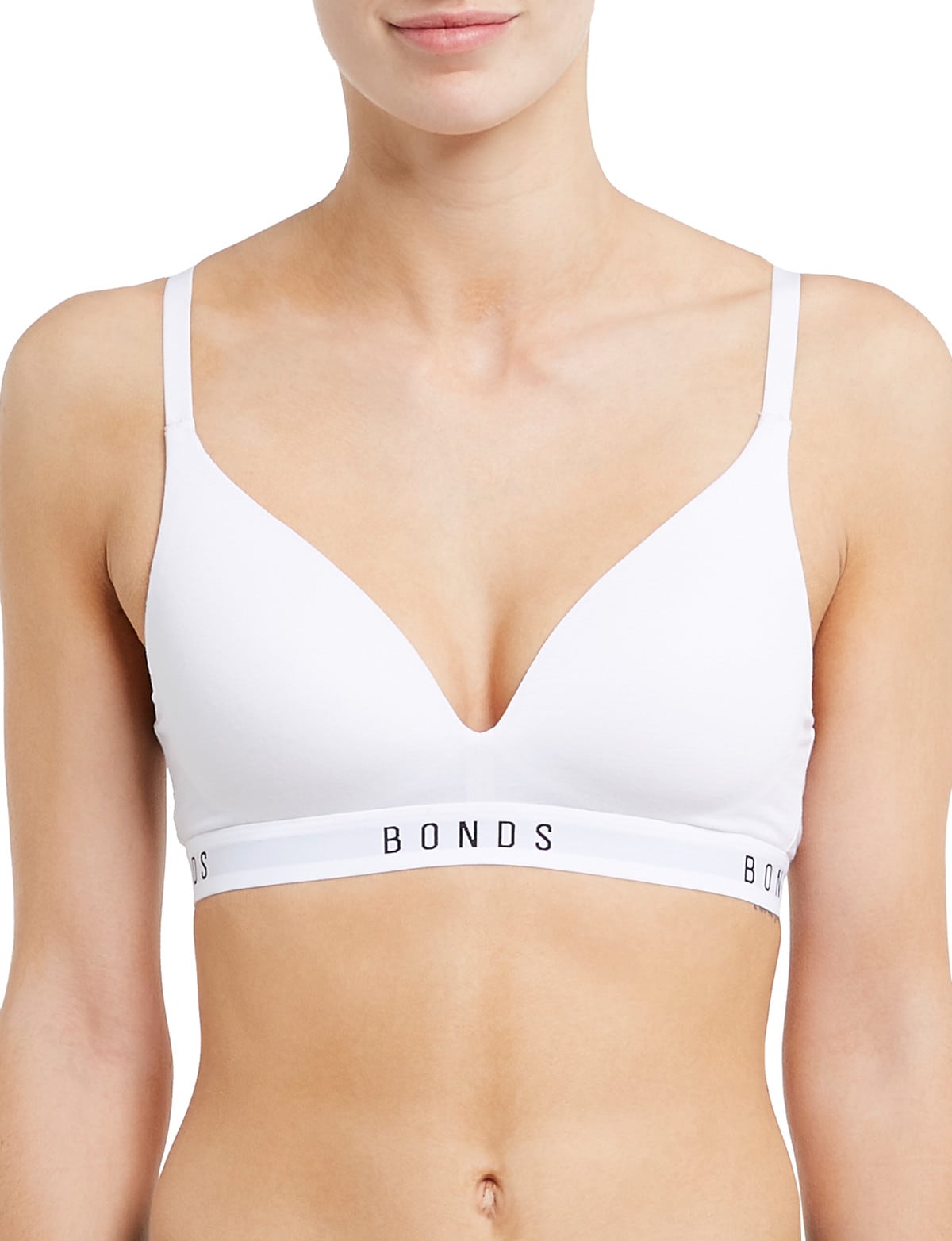 Bonds Womens Originals Superior Fit Tee Bra, White,38C - US
